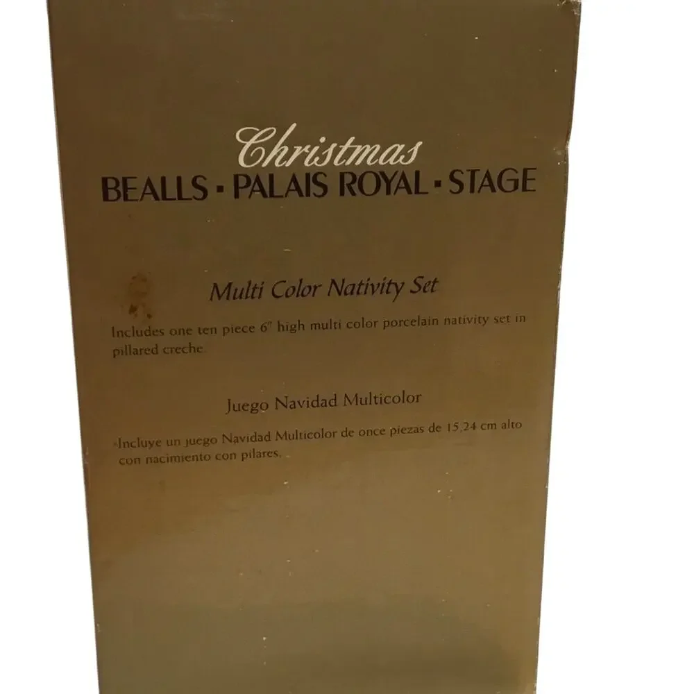 Multi Color Nativity Set - Picture 2 of 2